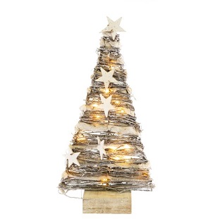 Svietiaci vianočný stromček, 40cm