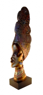 Hlava africkej ženy, 44cm