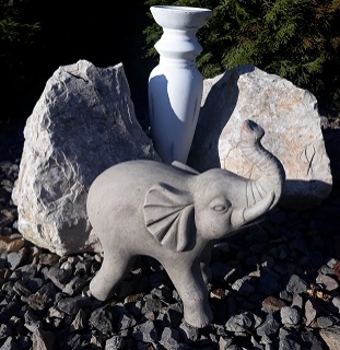 Slon dekorácia, 27 cm
